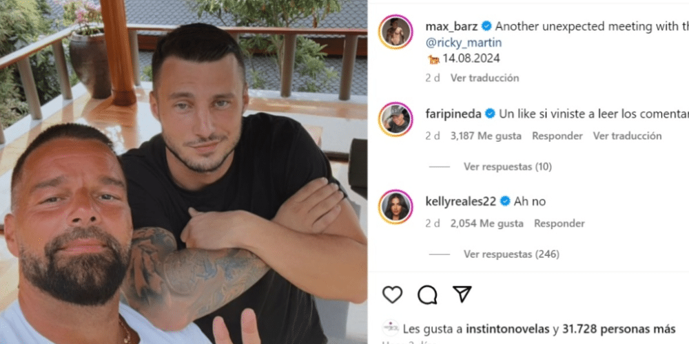 Ricky Martin ya no esconde su relación con Max Barz