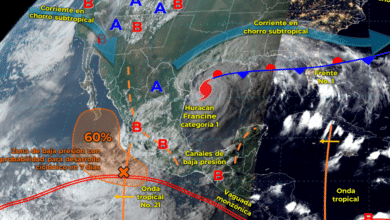 Pronóstico del tiempo para el miércoles 11 de septiembre: Lluvias intensificadas y calor extremo en México