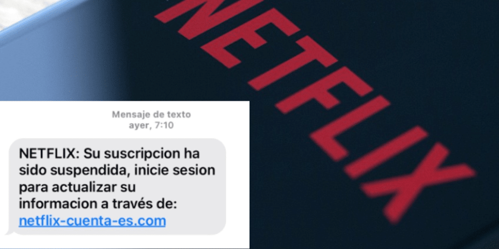 Alertan por el robo de cuentas de Netflix con mensajes SMS