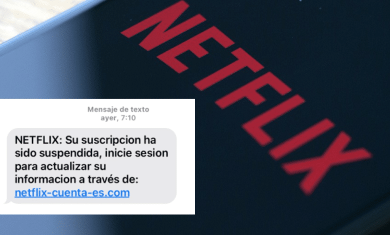 Alertan por el robo de cuentas de Netflix con mensajes SMS