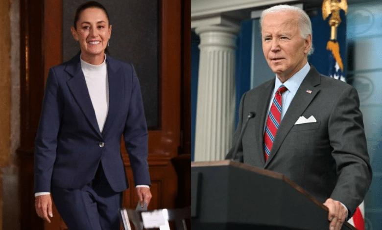 Sheinbaum y Biden hablan de cooperación bilateral