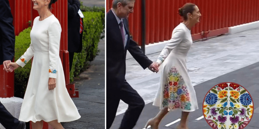 La historia detrás del vestido de la presidenta de México, Claudia Sheinbaum para la toma de protesta