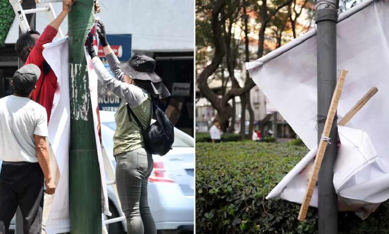 Retiran más de 211 toneladas de propaganda electoral en CDMX