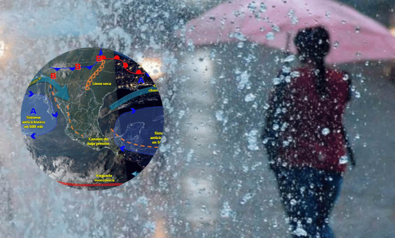 Pronóstico climático del 25 de Octubre: Fuertes lluvias y temperaturas extremas
