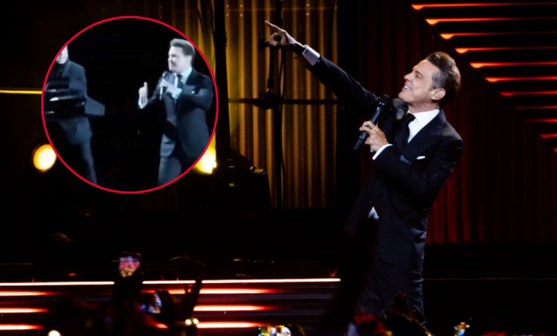 Molesto y en pleno show, Luis Miguel regaña a encargados de audio