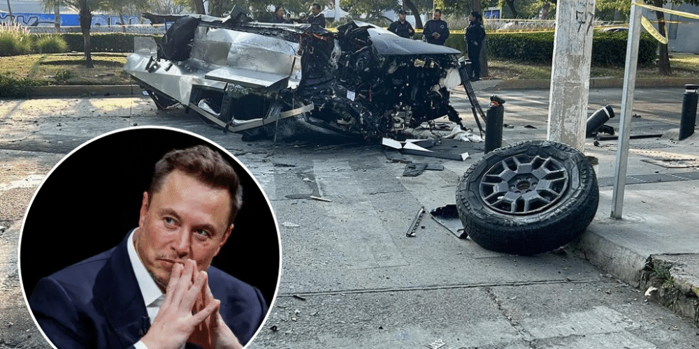 Elon Musk responde a accidente de Cybertruck en Guadalajara: “más resistente que una bolsa de clavos”