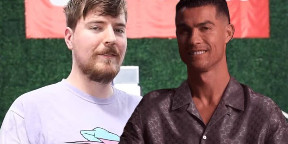 Cristiano Ronaldo realiza épica colaboración con MrBeast