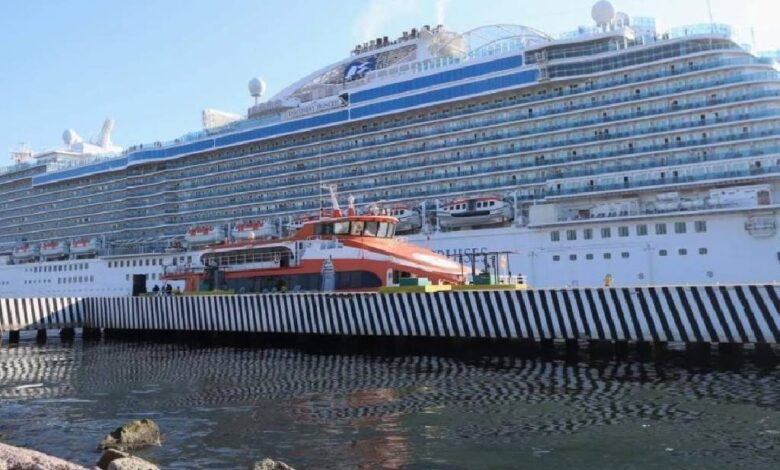 Mazatlán recibe su crucero número 101 del Año con el Arribo del Discovery Princess