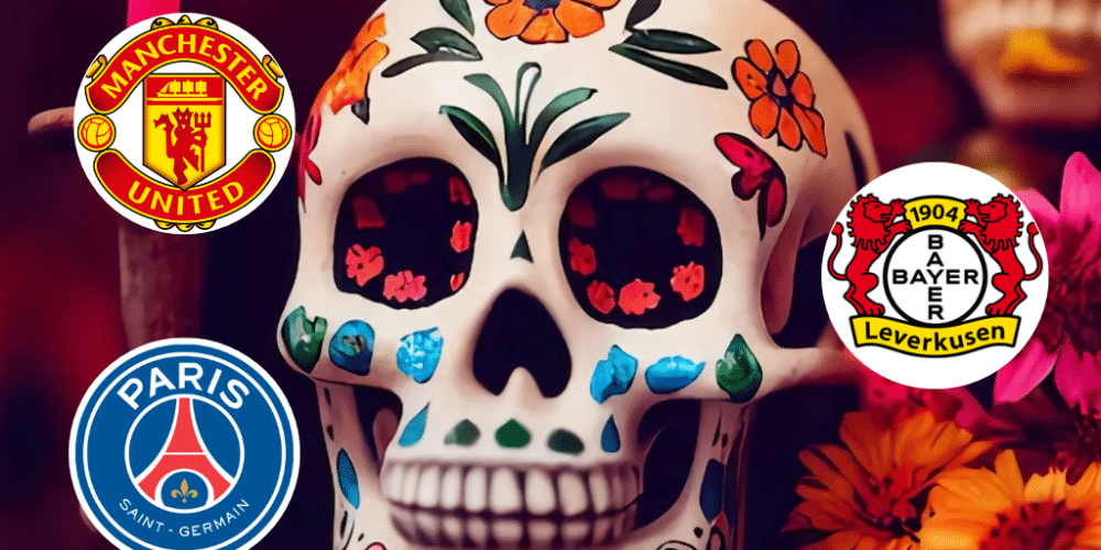 Clubes de futbol en el mundo celebran el Día de Muertos