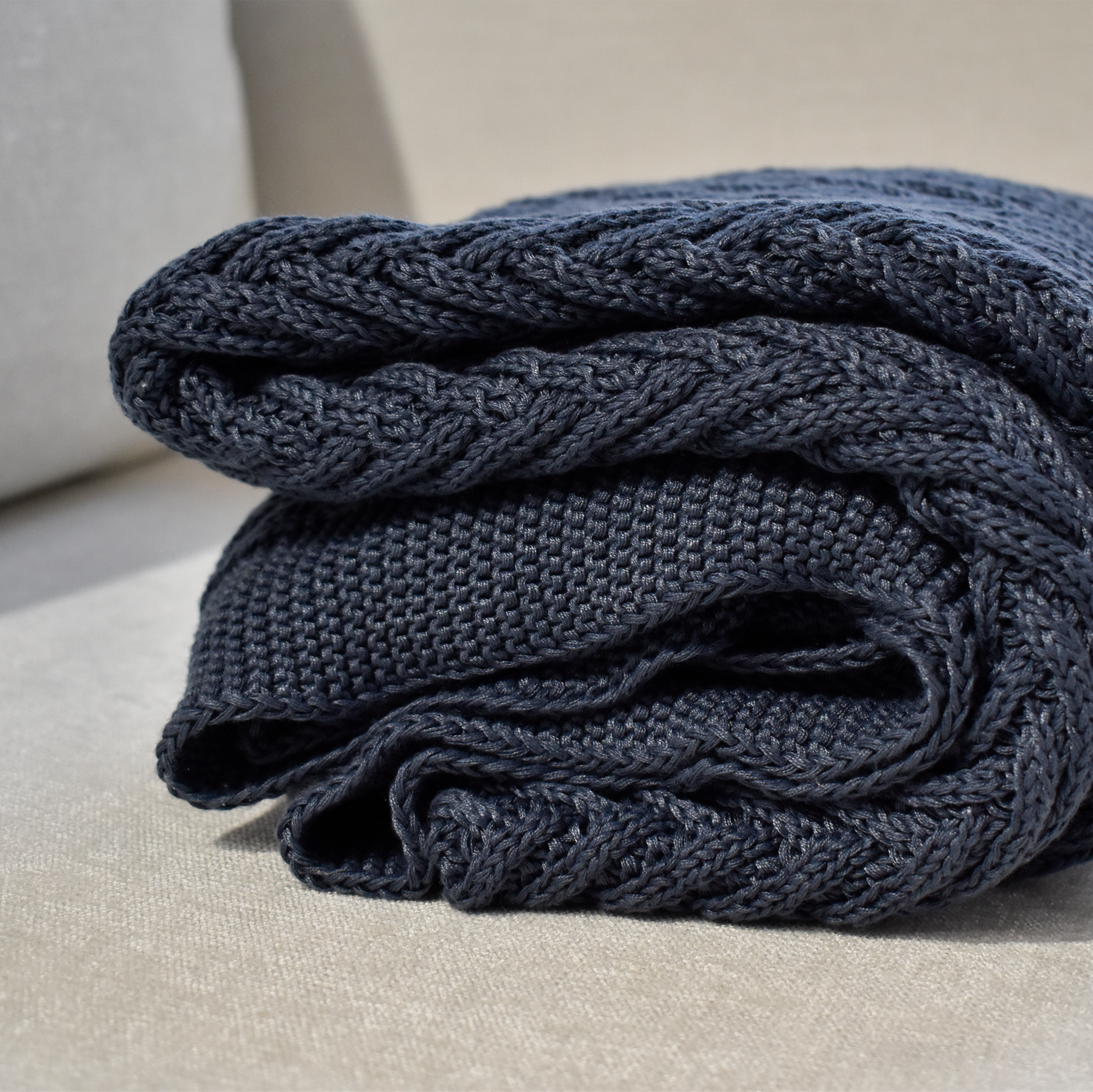 Frazada rosario 3 azul - Image 3