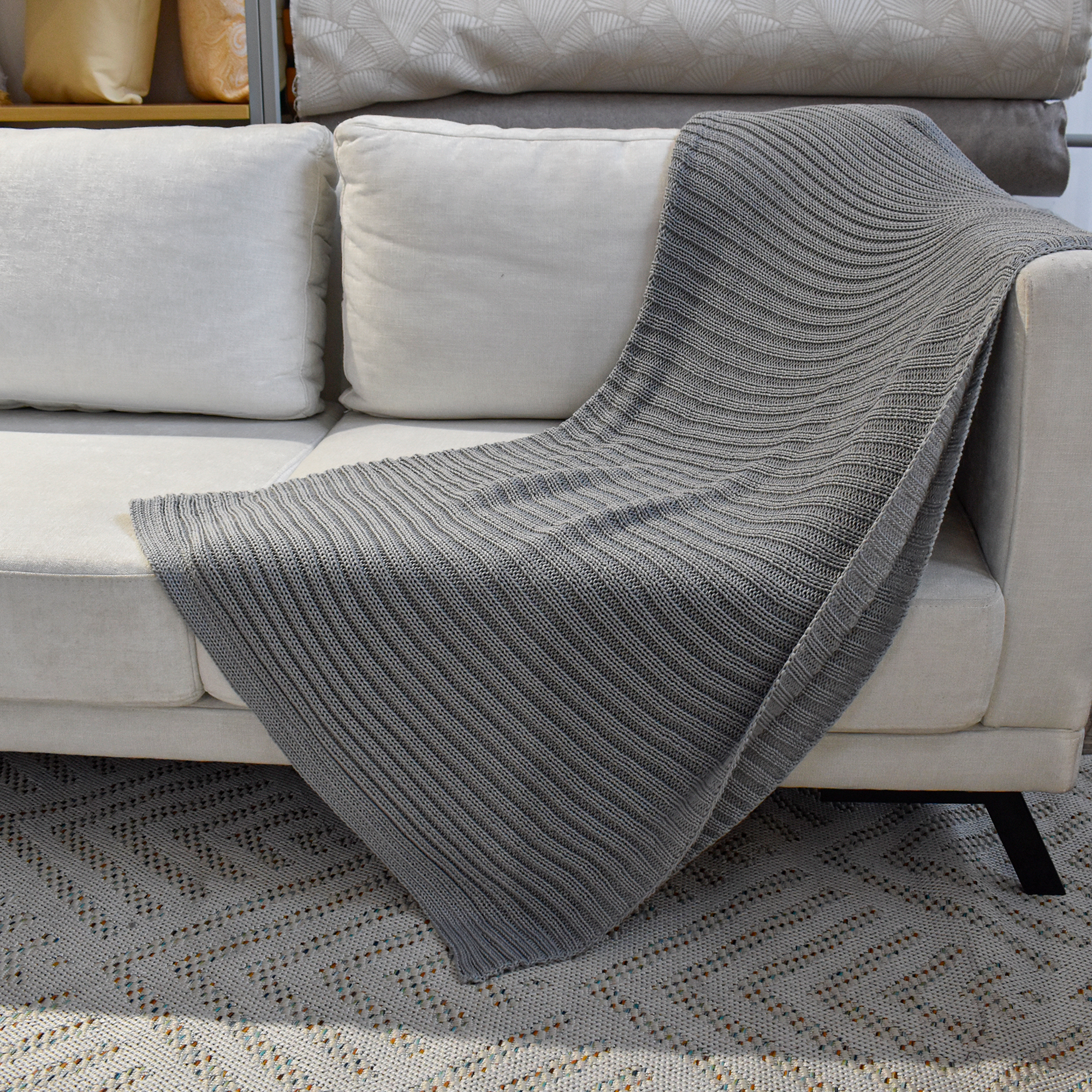 Frazada rosario 2 plata