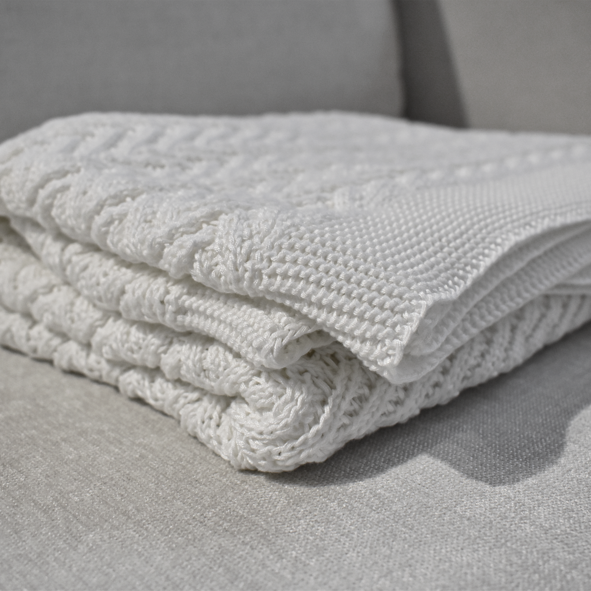 Frazada rosario 3 natural - Image 3