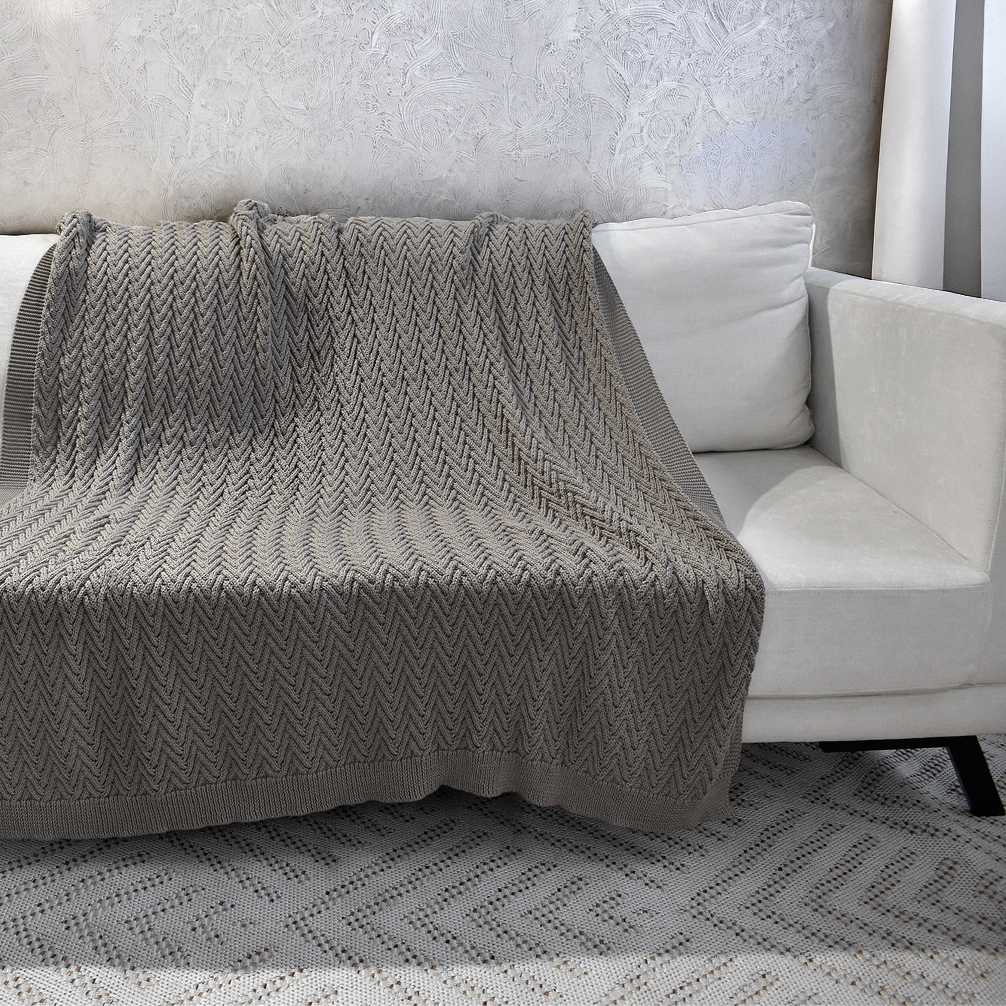 Frazada rosario 3 taupé