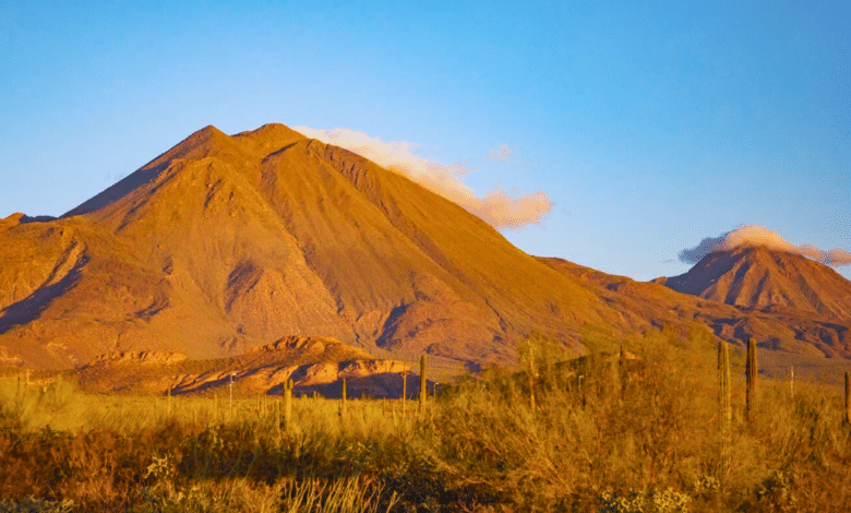 Pocas personas conocen este volcán activo en Baja California Sur