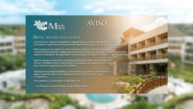 Cierre temporal del Hotel Mundo Maya Edzná en Campeche
