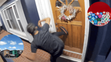 “Door Kick Challenge” el peligroso reto viral por el que jóvenes patean puertas y ventanas (Fotos de Internet y Policía de Florida)