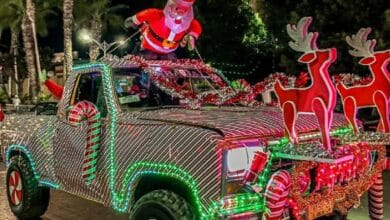 Desfile navideño reúne a locales y extranjeros en La Paz (Foto de internet)