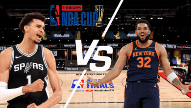 Spurs y Knicks definen al campeón de la NBA Cup 2025 en Las Vegas (Foto Canva e Internet)