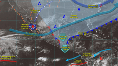 Frente frío 27 provoca lluvias intensas, evento de Norte y posible caída de nieve en varias regiones del país