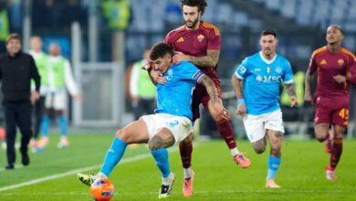 Napoli vs Roma Fecha y horario del partido de la Jornada 25 de la Serie A. Imagen: TN.