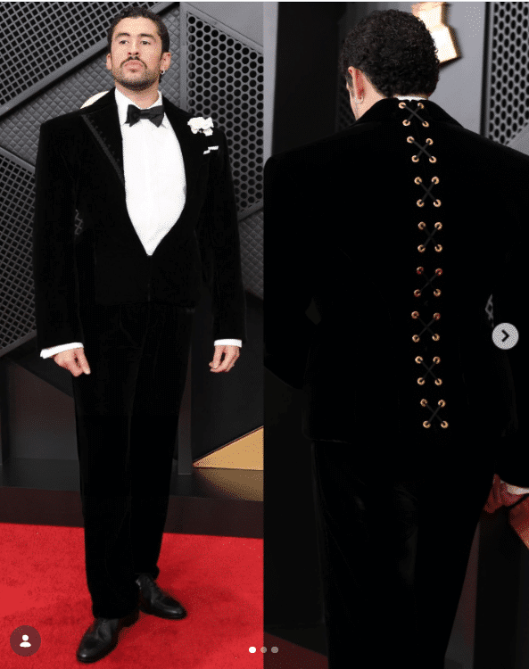 Bad Bunny chaleco antibalas,Grammy