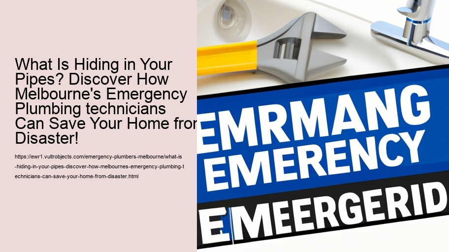 What Is Hiding in Your Pipes? Discover How Melbourne's Emergency Plumbing technicians Can Save Your Home from Disaster!