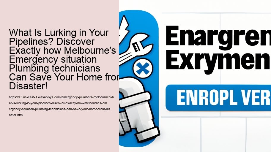 What Is Lurking in Your Pipelines? Discover Exactly how Melbourne's Emergency situation Plumbing technicians Can Save Your Home from Disaster!