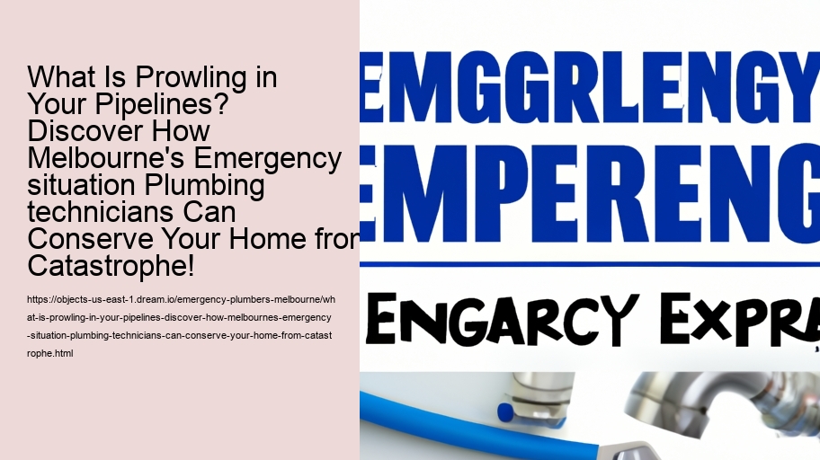 What Is Prowling in Your Pipelines? Discover How Melbourne's Emergency situation Plumbing technicians Can Conserve Your Home from Catastrophe!