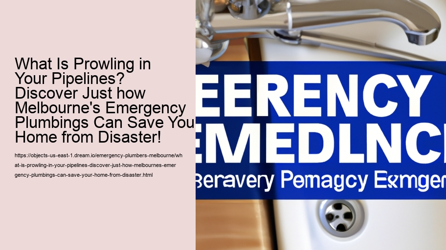 What Is Prowling in Your Pipelines? Discover Just how Melbourne's Emergency Plumbings Can Save Your Home from Disaster!