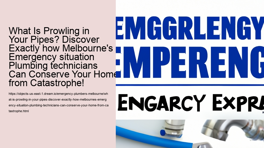 What Is Prowling in Your Pipes? Discover Exactly how Melbourne's Emergency situation Plumbing technicians Can Conserve Your Home from Catastrophe!