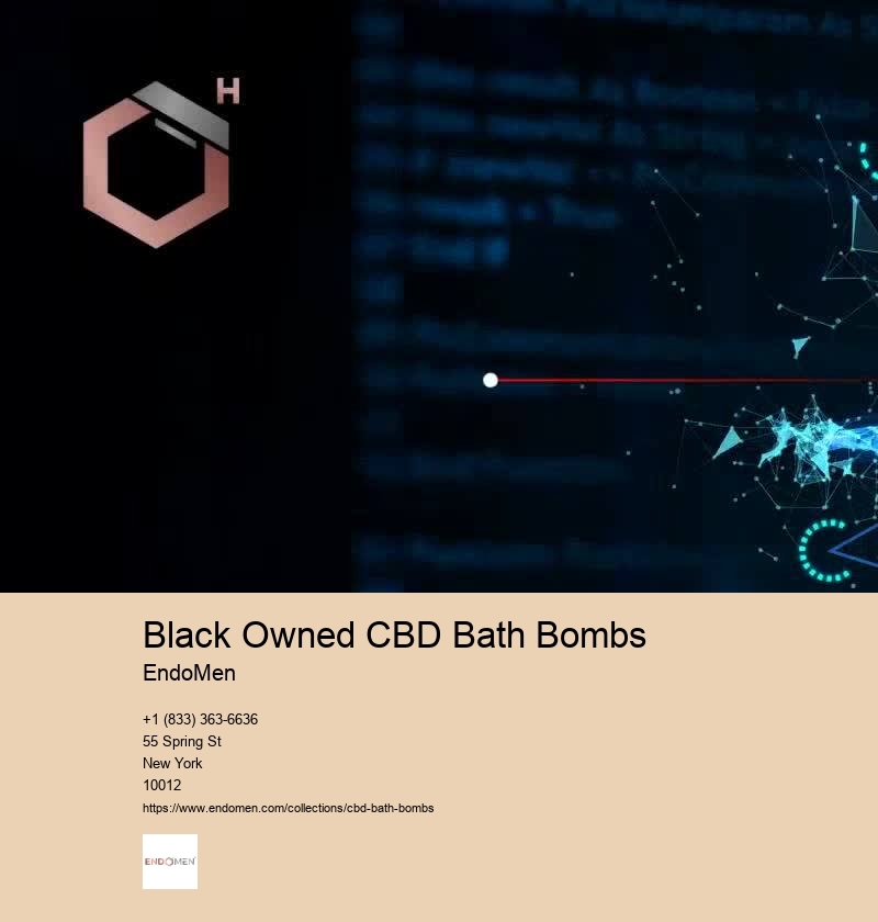 Black Owned CBD Bath Bombs