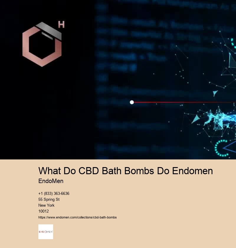 What Do CBD Bath Bombs Do Endomen