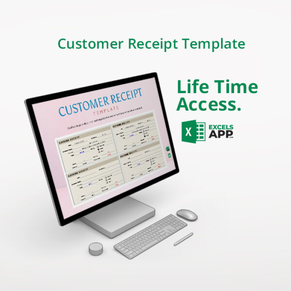 Customer Receipt Template