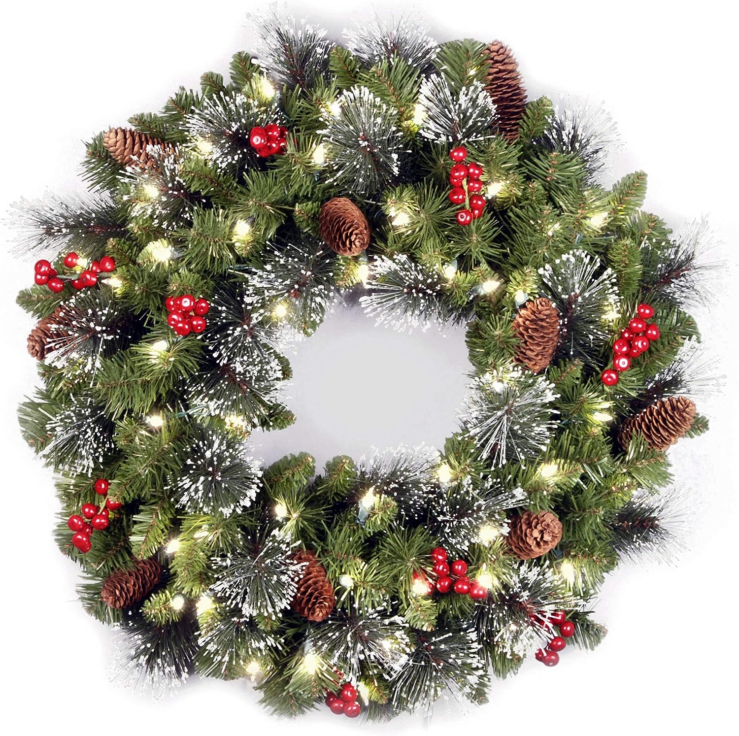 Artificial Spruce Christmas Wreath