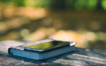 Phone on a Bible
