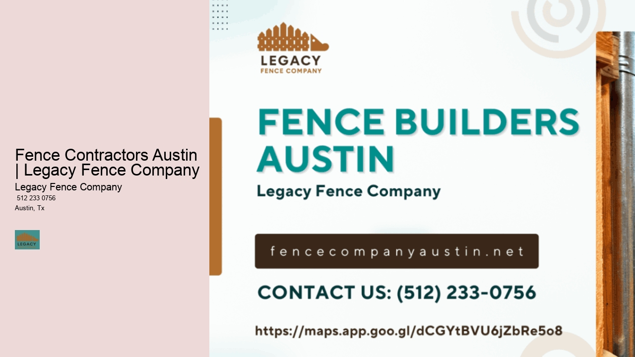 Fence Contractors Austin | Legacy Fence Company