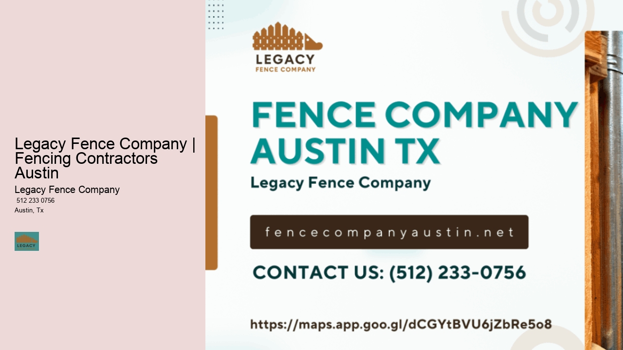 Legacy Fence Company | Fencing Contractors Austin