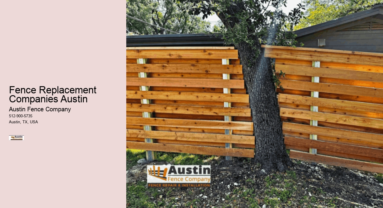 Fence Replacement Companies Austin