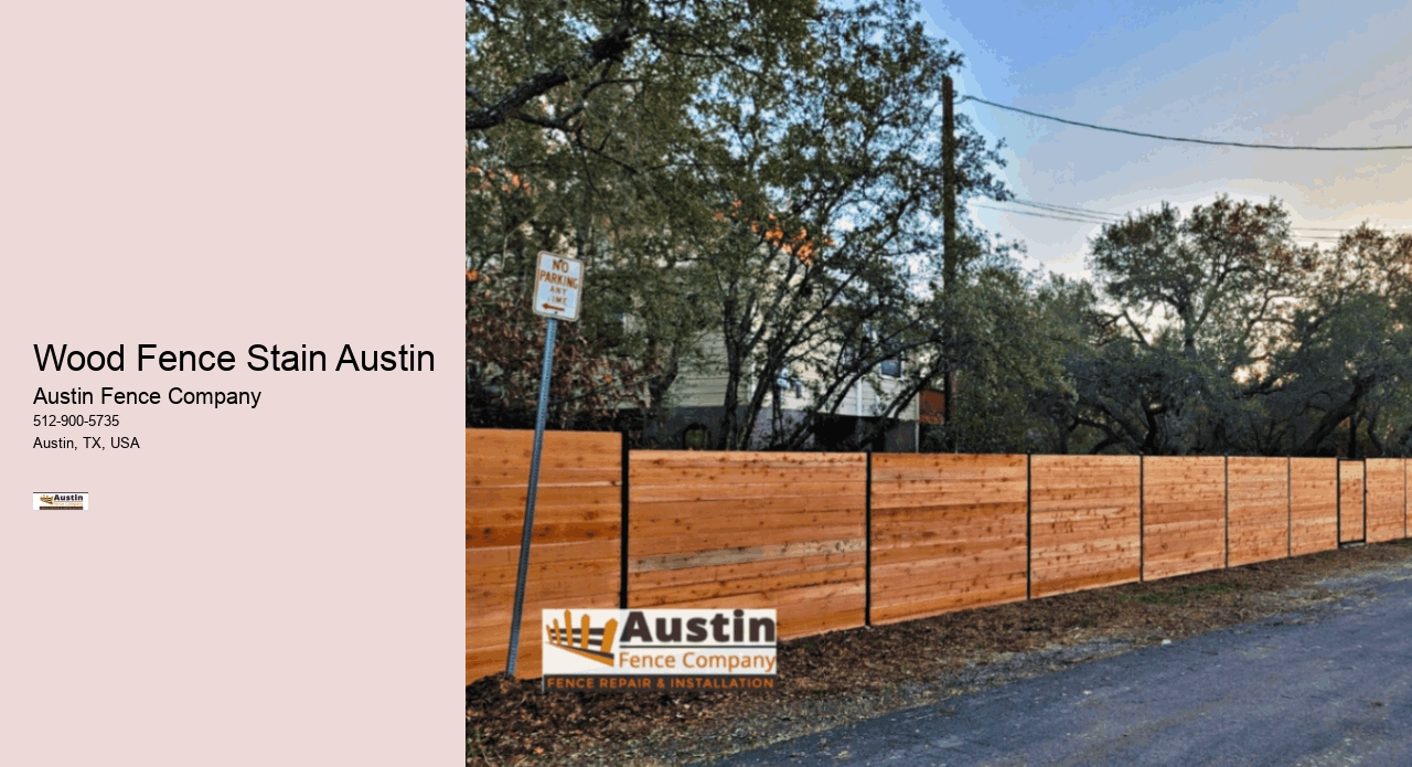 Wood Fence Stain Austin