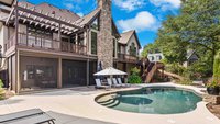 Sunroom addition on luxury cobblestone home in Simpsonville, SC