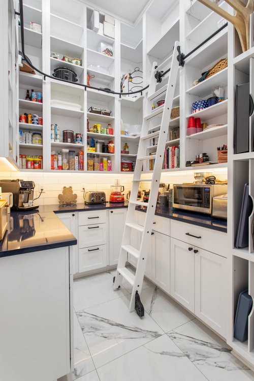 Kitchen pantry with storage