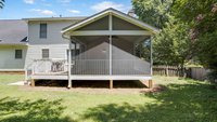 Screened porch addition