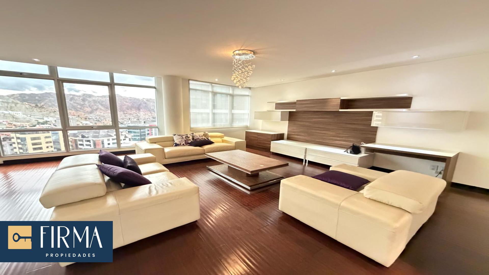 ALQUILA TU PENTHOUSE SEMI AMOBLADO EN CALACOTO