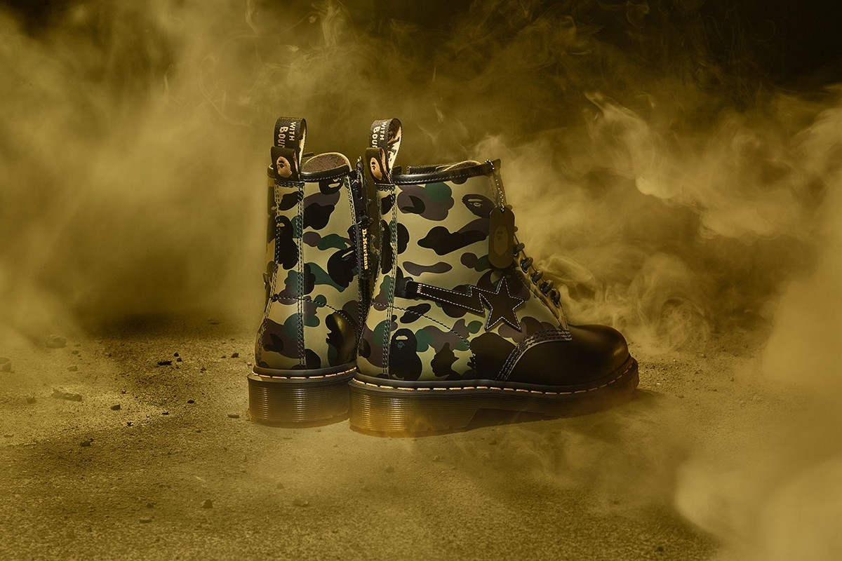 Dr Martens x BAPE Team Up To Recreate The Iconic 1460 Boot