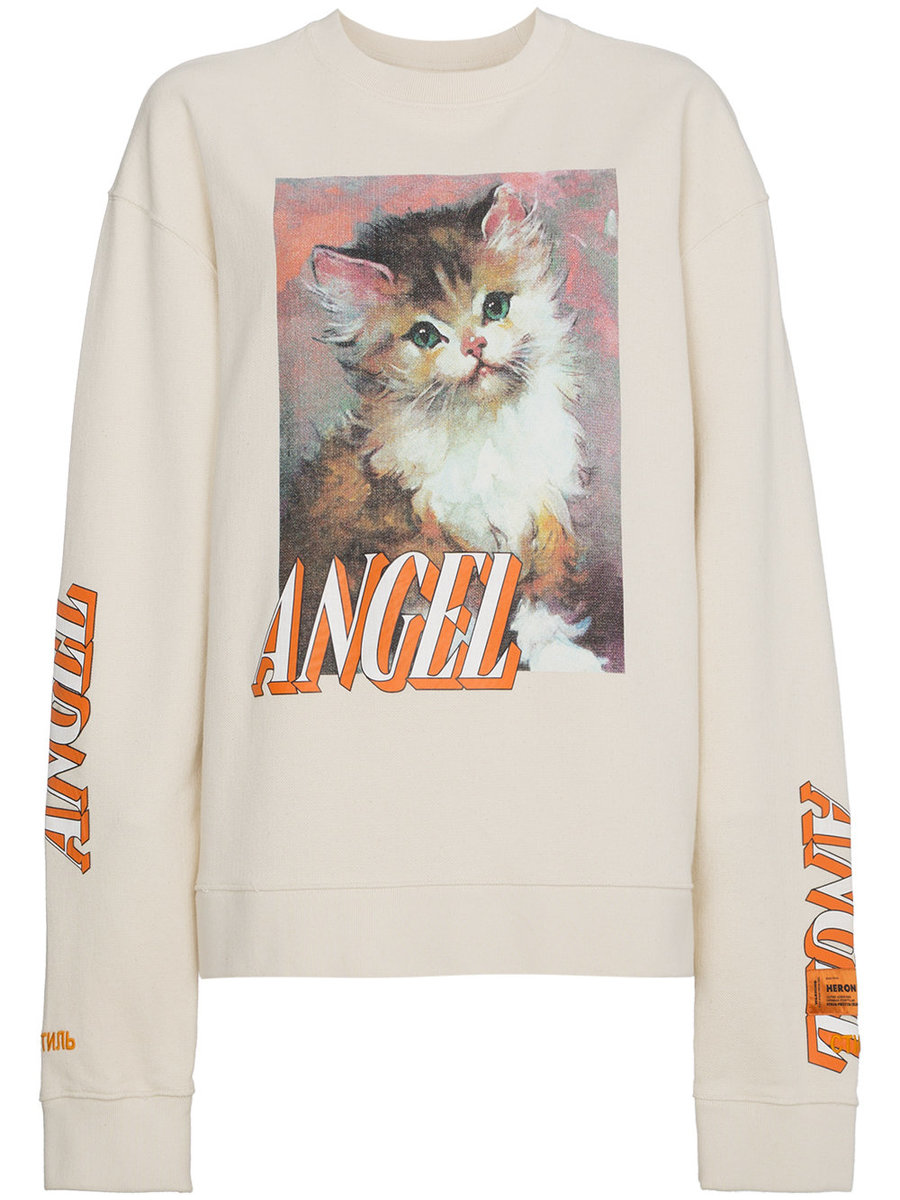 Cat People Go Crazy For This Angelic Heron Preston Kitten Sweater