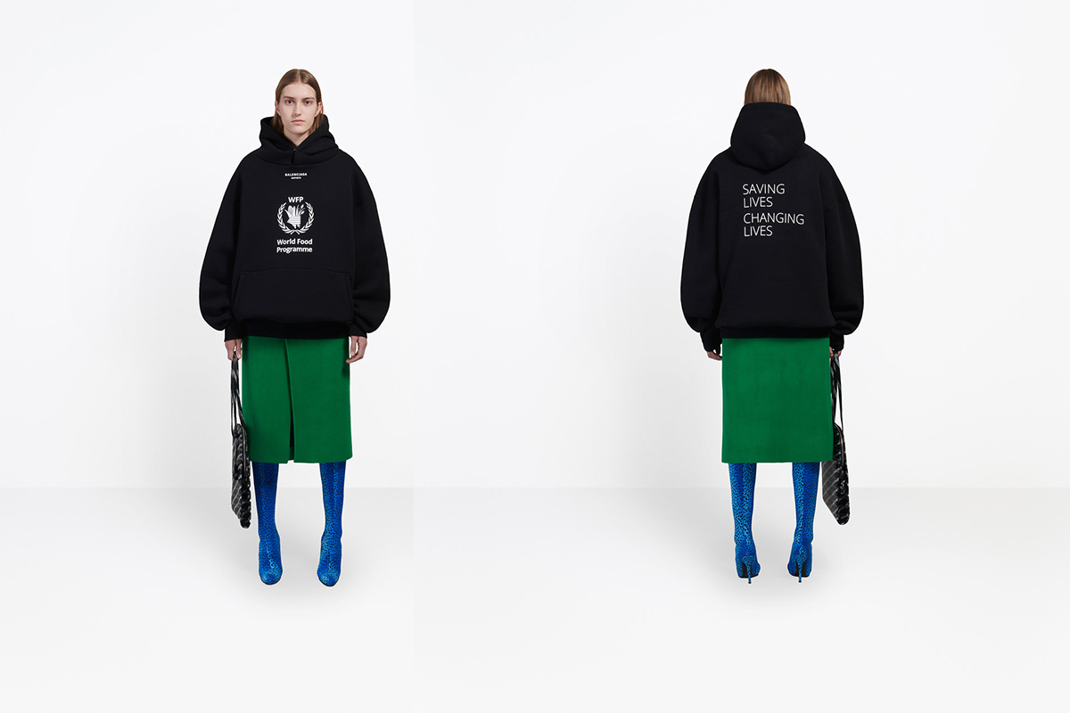 Balenciaga Partners With World Food Programme To End Hunger