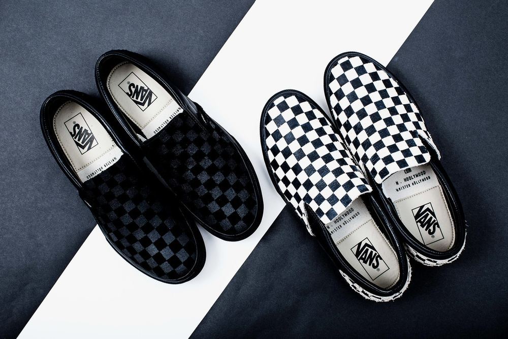 N.HOOLYWOOD x Vans Drop Sickest Checkerboard Slip-Ons