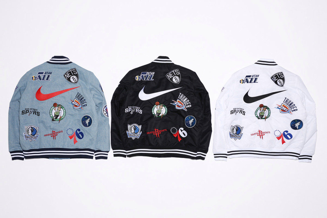 Supreme X Nike X NBA Team Up On Air Force 1 & Apparel Collection