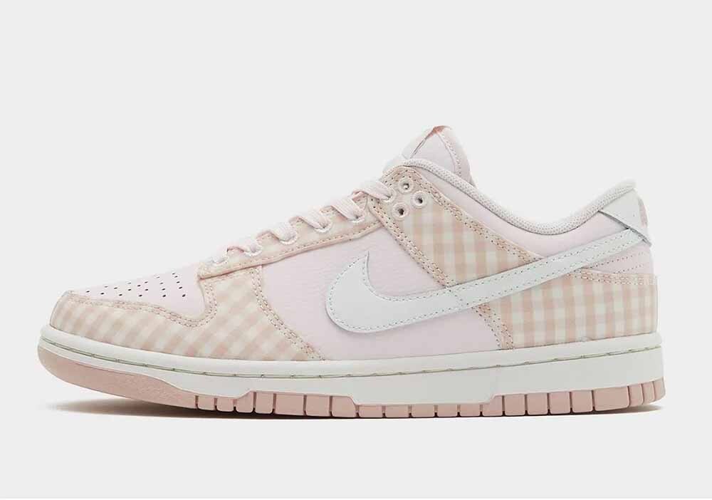 Step into Summer with the Playful Women's Nike Dunk Low "Pink Gingham Plaid"