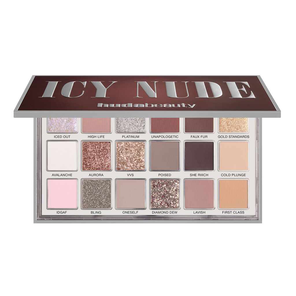 Huda Beauty's Icy Nude Palette